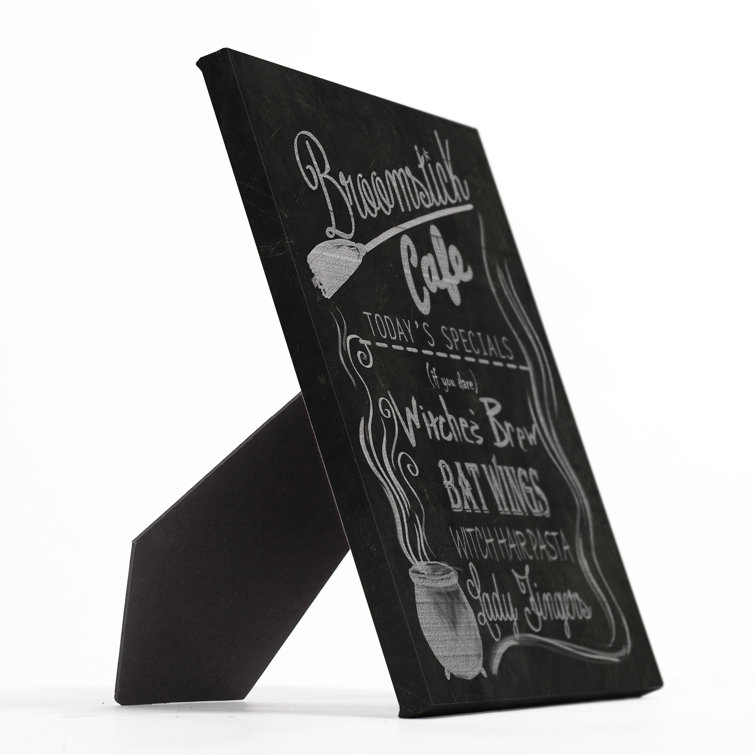 Red Barrel Studio® Broomstick Cafe On Canvas Print Wayfair Canada